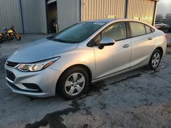 Chevrolet Cruze LS salvage cars for sale: 2018 Chevrolet Cruze LS