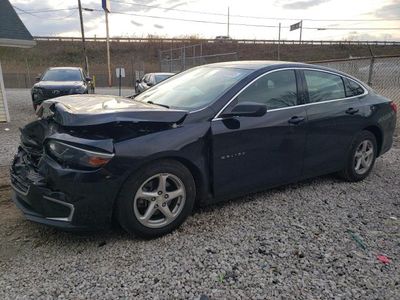 Salvage cars for sale from Copart Northfield, OH: 2017 Chevrolet Malibu LS