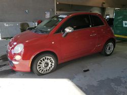 Salvage cars for sale from Copart Sandston, VA: 2012 Fiat 500 Lounge