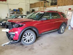 Salvage cars for sale at Ham Lake, MN auction: 2022 Ford Explorer XLT