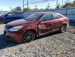 Salvage cars for sale at Hillsborough, NJ auction: 2016 Chevrolet Malibu Limited LT