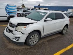 Salvage cars for sale at Woodhaven, MI auction: 2010 Chevrolet Equinox LT