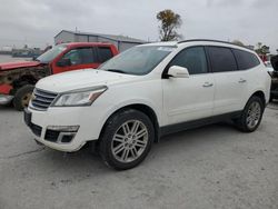 Salvage cars for sale at Tulsa, OK auction: 2015 Chevrolet Traverse LT
