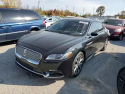 Salvage cars for sale at Bridgeton, MO auction: 2019 Lincoln Continental
