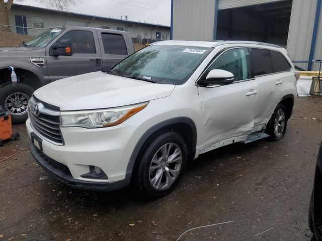 2015 Toyota Highlander XLE