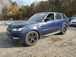 Salvage cars for sale at Austell, GA auction: 2017 Land Rover Range Rover Sport HSE