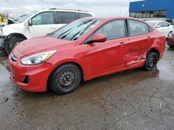 Salvage cars for sale at Woodhaven, MI auction: 2016 Hyundai Accent SE