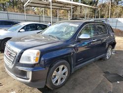 Salvage cars for sale at Austell, GA auction: 2017 GMC Terrain SLT