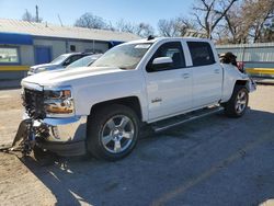 Salvage trucks for sale at Wichita, KS auction: 2017 Chevrolet Silverado C1500 LT