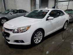 Salvage cars for sale from Copart Ham Lake, MN: 2015 Chevrolet Malibu 2LT