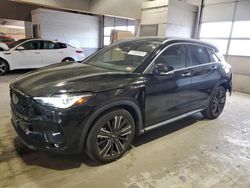 Salvage cars for sale at Sandston, VA auction: 2021 Infiniti QX50 Luxe