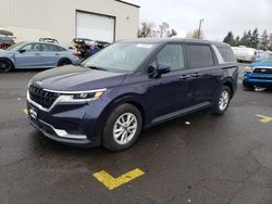 Salvage cars for sale at Woodburn, OR auction: 2022 KIA Carnival LX