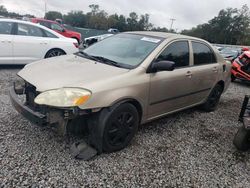 Salvage cars for sale from Copart Riverview, FL: 2005 Toyota Corolla CE
