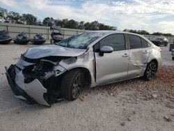 Salvage cars for sale from Copart New Braunfels, TX: 2021 Toyota Corolla SE