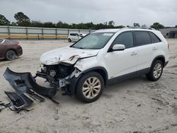 Salvage cars for sale from Copart Fort Pierce, FL: 2015 KIA Sorento EX