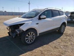 Salvage cars for sale from Copart Greenwood, NE: 2018 Ford Escape Titanium