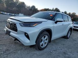 Salvage cars for sale at Mendon, MA auction: 2022 Toyota Highlander L