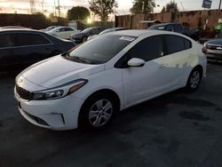 Vehiculos salvage en venta de Copart Wilmington, CA: 2017 KIA Forte LX