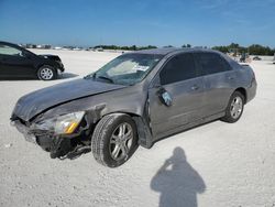 Salvage cars for sale from Copart Arcadia, FL: 2006 Honda Accord EX