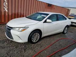 Salvage cars for sale at Hueytown, AL auction: 2016 Toyota Camry LE