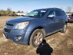 Salvage cars for sale from Copart Columbia Station, OH: 2011 Chevrolet Equinox LTZ