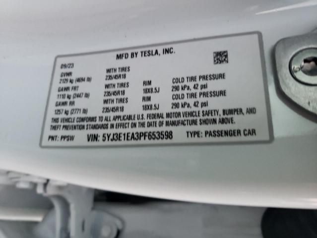 2023 Tesla Model 3