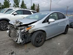 Salvage cars for sale at Rancho Cucamonga, CA auction: 2015 Toyota Prius