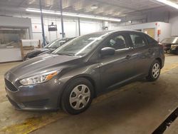 Salvage cars for sale from Copart Wheeling, IL: 2017 Ford Focus S