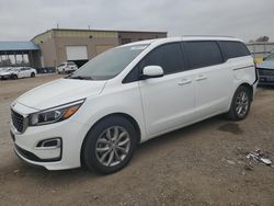 Salvage cars for sale at Kansas City, KS auction: 2019 KIA Sedona LX