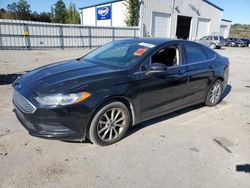 Salvage cars for sale at Gaston, SC auction: 2017 Ford Fusion SE