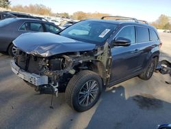 Salvage cars for sale at Glassboro, NJ auction: 2017 Toyota Highlander SE