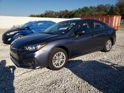 Salvage cars for sale from Copart New Braunfels, TX: 2017 Subaru Impreza Premium Plus