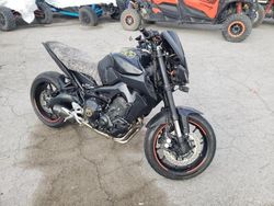 Salvage cars for sale from Copart Woodhaven, MI: 2017 Yamaha FZ09
