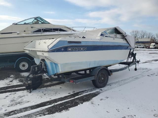 1989 Citation Boat With Trailer