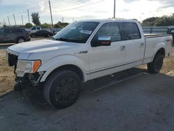 Salvage cars for sale from Copart Miami, FL: 2010 Ford F150 Supercrew