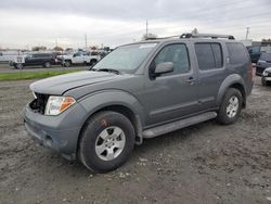 Salvage cars for sale from Copart Eugene, OR: 2005 Nissan Pathfinder LE
