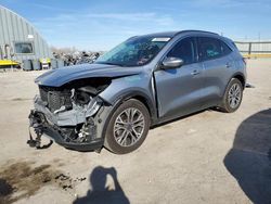 Salvage cars for sale at Wichita, KS auction: 2021 Ford Escape SEL