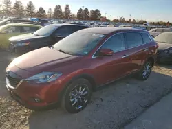 Mazda CX-9 Grand Touring salvage cars for sale: 2014 Mazda CX-9 Grand Touring