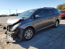 Salvage cars for sale at Oklahoma City, OK auction: 2017 Toyota Sienna XLE