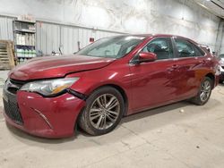 Salvage cars for sale at Milwaukee, WI auction: 2015 Toyota Camry LE