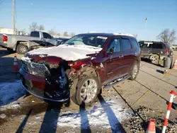 Salvage cars for sale at Dyer, IN auction: 2017 Dodge Durango Citadel