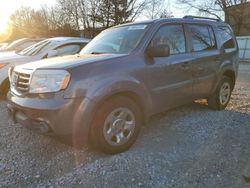 Salvage cars for sale at North Billerica, MA auction: 2014 Honda Pilot LX