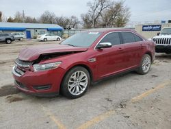 Salvage cars for sale at Wichita, KS auction: 2016 Ford Taurus Limited