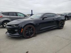 Salvage cars for sale at Grand Prairie, TX auction: 2016 Chevrolet Camaro SS