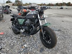 Salvage motorcycles for sale at Montgomery, AL auction: 2021 Moto Guzzi V9 Bobber