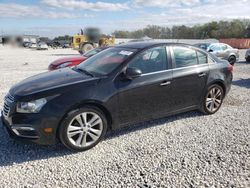 Salvage cars for sale at New Braunfels, TX auction: 2015 Chevrolet Cruze LTZ