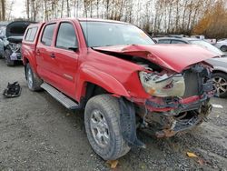 Salvage cars for sale from Copart Arlington, WA: 2005 Toyota Tacoma Double Cab
