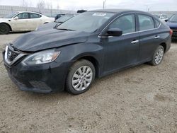 Salvage cars for sale from Copart Nisku, AB: 2016 Nissan Sentra S