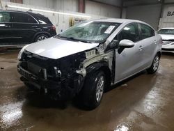 Salvage cars for sale at Elgin, IL auction: 2013 KIA Rio LX