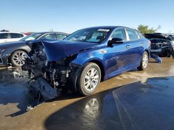 KIA Optima LX salvage cars for sale: 2018 KIA Optima LX